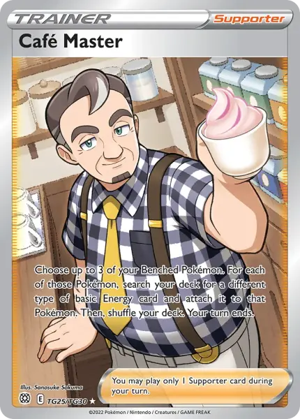Café Master (Brilliant Stars Trainer Gallery TG25/TG30)