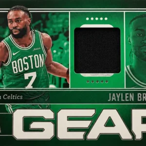 Jaylen Brown 2024-25 Panini Silhouette Patch basketbol koleksiyon kartı