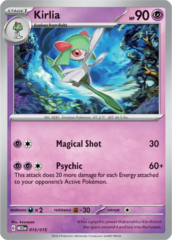 Kirlia (McDonald’s Collection 2023 15)