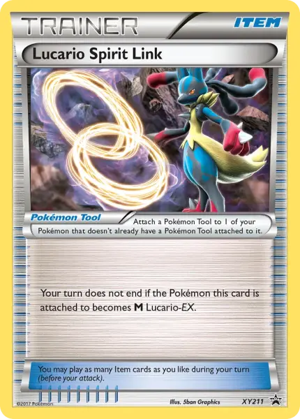 Lucario Spirit Link (XY Black Star Promos XY211)