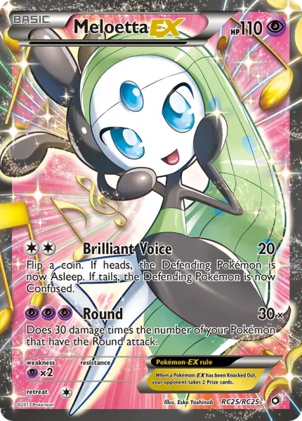 Meloetta-EX (Legendary Treasures RC25)