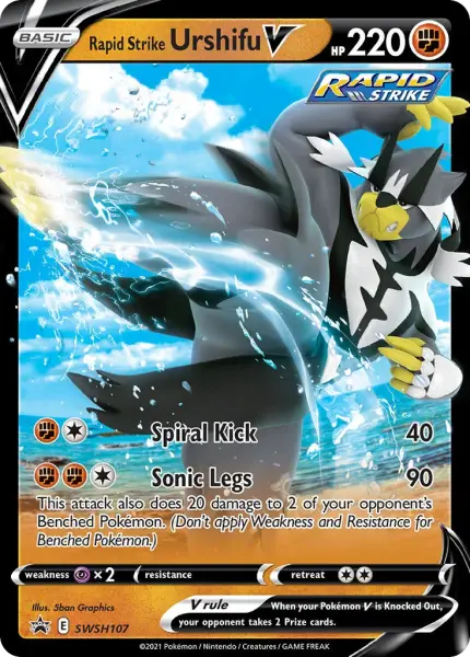 Rapid Strike Urshifu V (SWSH Black Star Promos SWSH107)