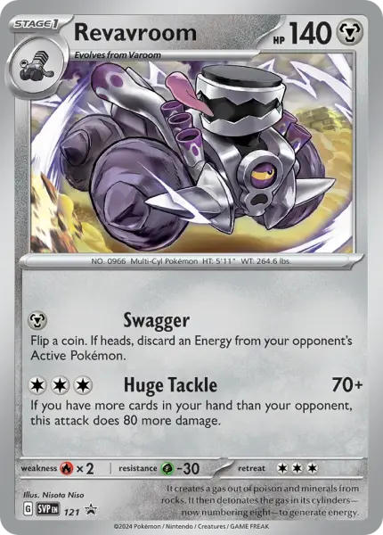 Revavroom (Scarlet & Violet Black Star Promos 121)