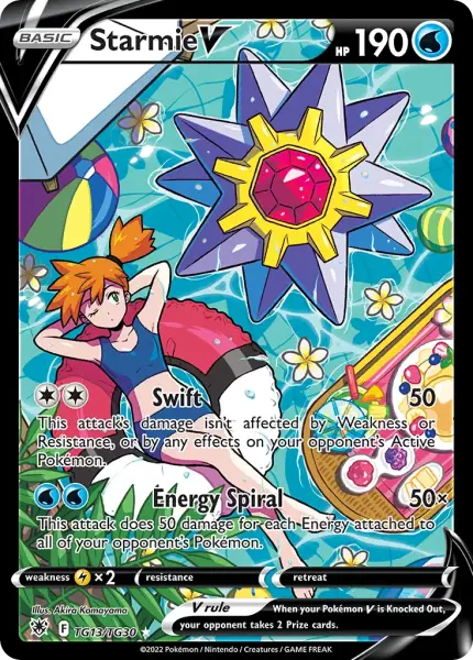 Starmie V (Astral Radiance Trainer Gallery TG13/TG30)