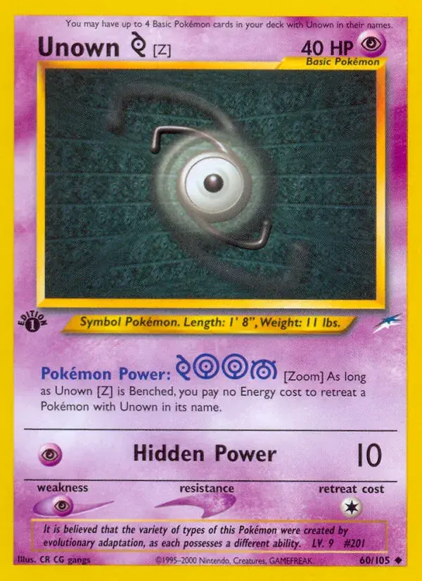 Unown [Z] (Neo Destiny 060/105)